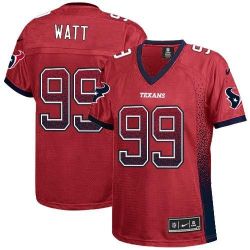 Cheap JJ Watt Texans Women Jersey From China Red Drift Fashion I #99