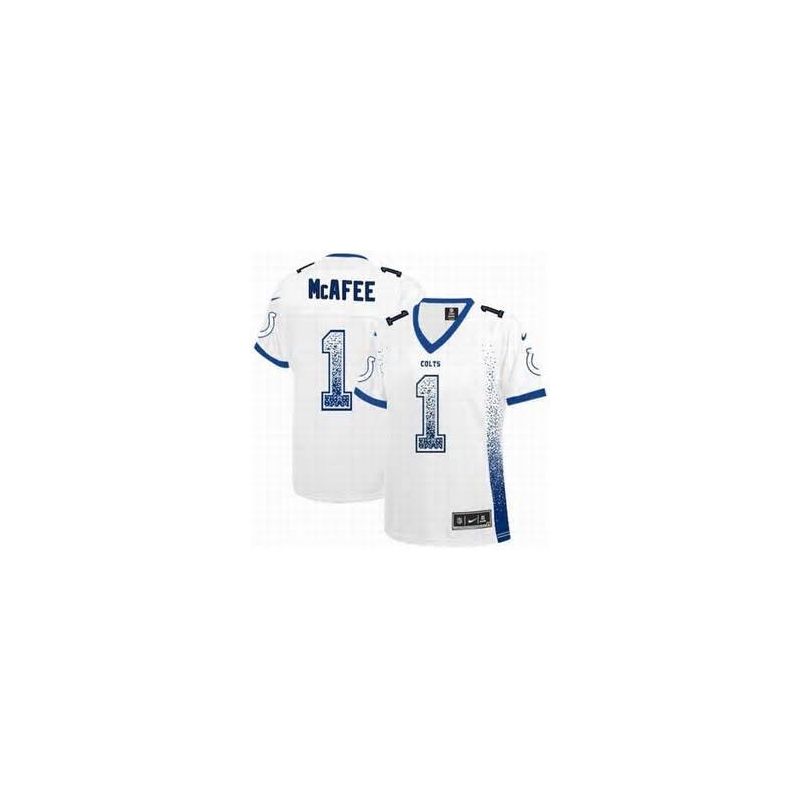 Cheap Pat McAfee Colts Women Jersey From China White Drift Fashion I #1