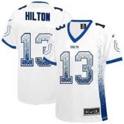 Cheap TY Hilton Colts Women Jersey From China White Drift Fashion I #13