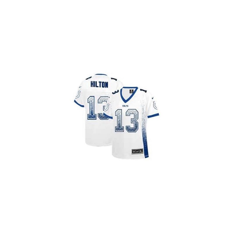 Cheap TY Hilton Colts Women Jersey From China White Drift Fashion I #13