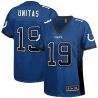 Cheap Johnny Unitas Colts Women Jersey From China Blue Drift Fashion I #19