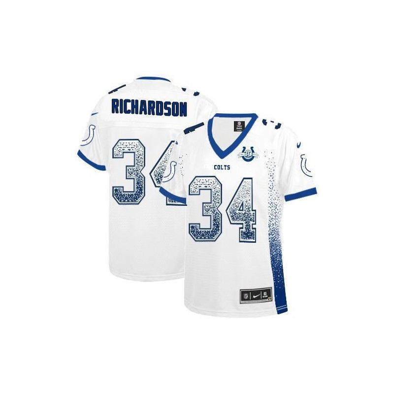 Cheap Trent Richardson Colts Women Jersey From China White Drift Fashion I #34