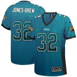 Cheap Maurice Jones-Drew Jaguars Women Jersey From China Green Drift Fashion I #32