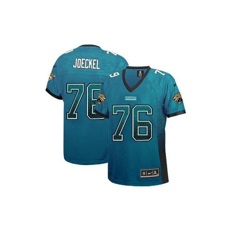 Cheap Luke Joeckel Jaguars Women Jersey From China Green Drift Fashion I #76