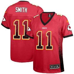 Cheap Alex Smith Chiefs Women Jersey From China Red Drift Fashion I #11