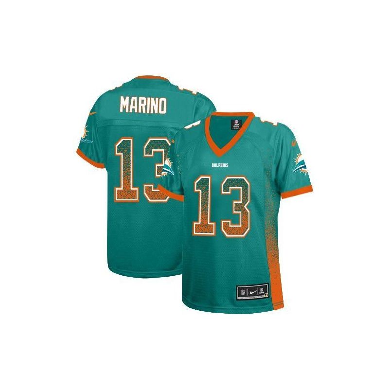 Cheap Dan Marino Dolphins Women Jersey From China Green Drift Fashion I #13