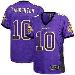 Cheap Fran Tarkenton Vikings Women Jersey From China Purple Drift Fashion I #10