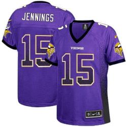 Cheap Greg Jennings Vikings Women Jersey From China Purple Drift Fashion I #15