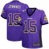 Cheap Greg Jennings Vikings Women Jersey From China Purple Drift Fashion I #15