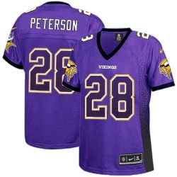 Cheap Adrian Peterson Vikings Women Jersey From China Purple Drift Fashion I #28