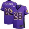 Cheap Adrian Peterson Vikings Women Jersey From China Purple Drift Fashion I #28