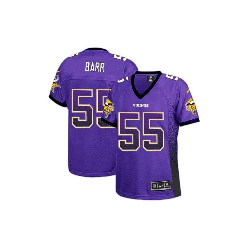 Cheap Anthony Barr Vikings Women Jersey From China Purple Drift Fashion I #55