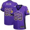 Cheap Jared Allen Vikings Women Jersey From China Purple Drift Fashion I #69