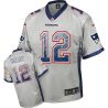 Cheap Tom Brady Patriots Women Jersey From China Grey Drift Fashion I #12