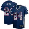 Cheap Darrelle Revis Patriots Women Jersey From China Blue Drift Fashion I #24