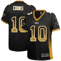 Cheap Brandin Cooks Saints Women Jersey From China Black Drift Fashion I #10