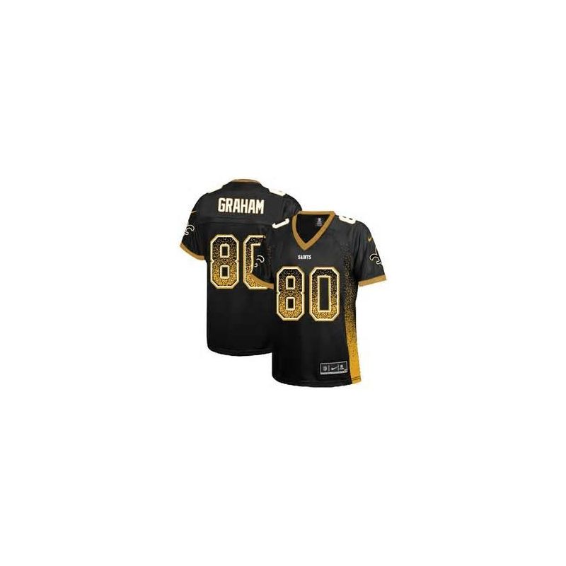 Cheap Jimmy Graham Saints Women Jersey From China Black Drift Fashion I #80