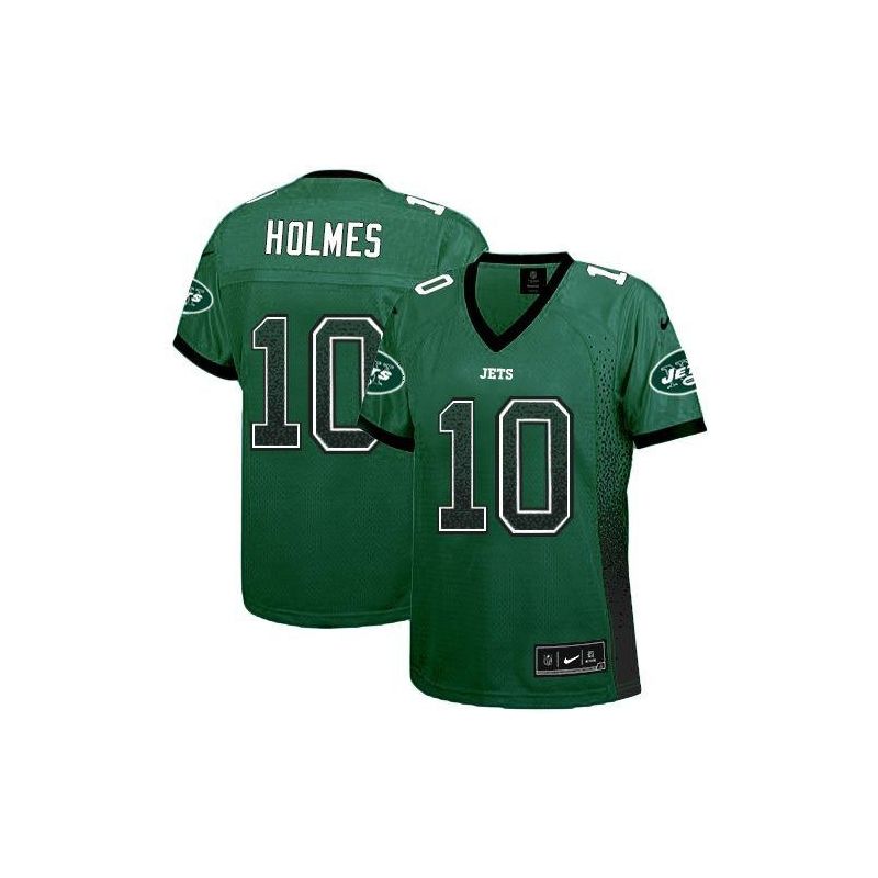 Cheap Santonio Holmes Jets Women Jersey From China Green Drift Fashion I #10