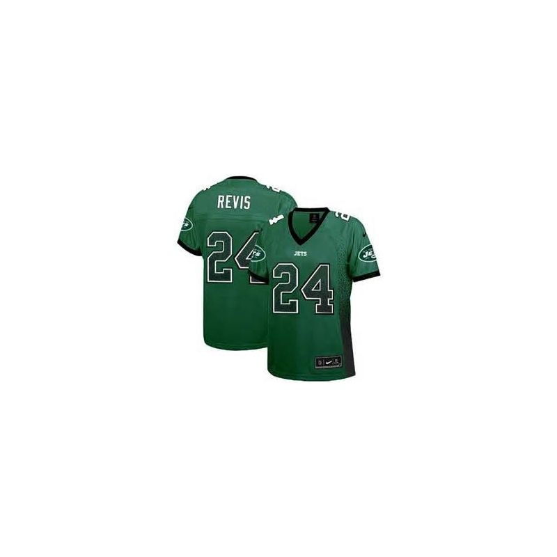 Cheap Darrelle Revis Jets Women Jersey From China Green Drift Fashion I #24