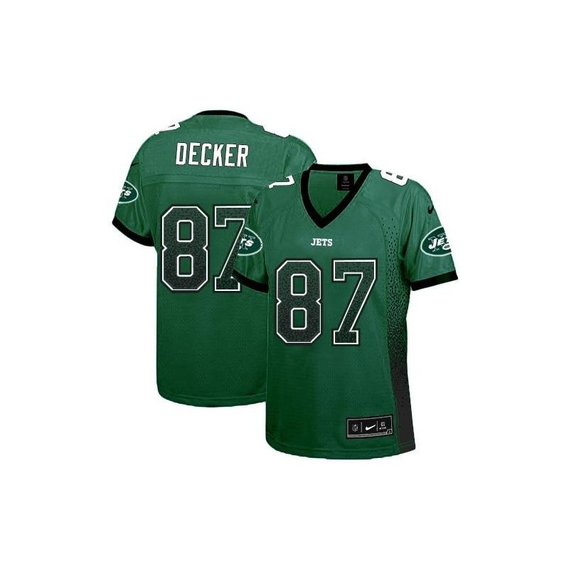 Cheap Eric Decker Jets Women Jersey From China Green Drift Fashion I #87