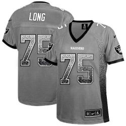 Cheap Howie Long Raiders Women Jersey From China Grey Drift Fashion I #75
