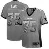 Cheap Howie Long Raiders Women Jersey From China Grey Drift Fashion I #75