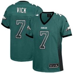 Cheap Michael Vick Eagles Women Jersey From China Green Drift Fashion I #7