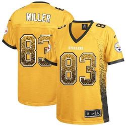 Cheap Heath Miller Steelers Women Jersey From China Golden Drift Fashion I #83