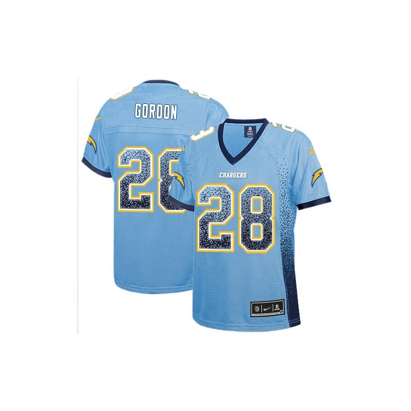 Cheap Melvin Gordon Chargers Women Jersey From China Blue Drift Fashion I #28