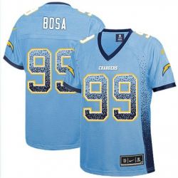 Cheap Joey Bosa Chargers Women Jersey From China Light-Blue Drift Fashion I #99