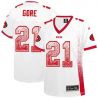 Cheap Frank Gore 49ers Women Jersey From China White Drift Fashion I #21