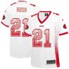 Cheap Reggie Bush 49ers Women Jersey From China White Drift Fashion I #21