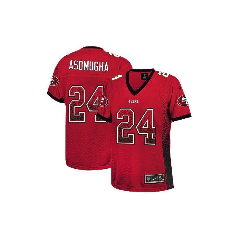 Cheap Nnamdi Asomugha 49ers Women Jersey From China Red Drift Fashion I #24