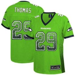 Cheap Earl Thomas Seahawks Women Jersey From China Green Drift Fashion I #29