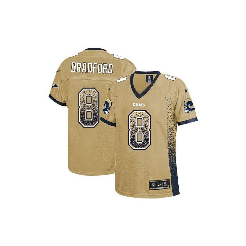 Cheap Sam Bradford Women Jersey From China Rams Drift Fashion I #8