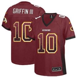 Cheap Robert Griffin III Redskins Women Jersey From China Red Drift Fashion I #10