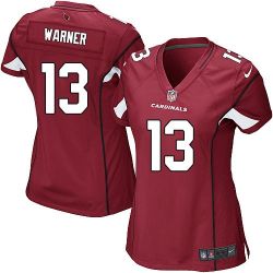 Cheap Kurt Warner Cardinals Women Jersey From China Red Game #13