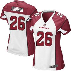 Cheap Rashad Johnson Cardinals Women Jersey From China White Game #26