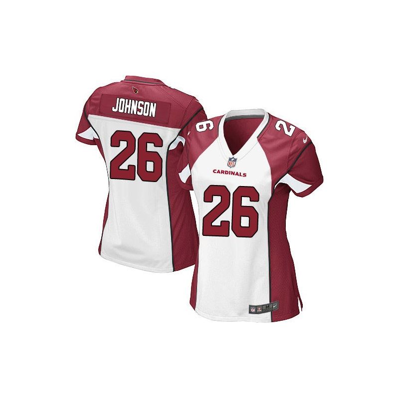 Cheap Rashad Johnson Cardinals Women Jersey From China White Game #26
