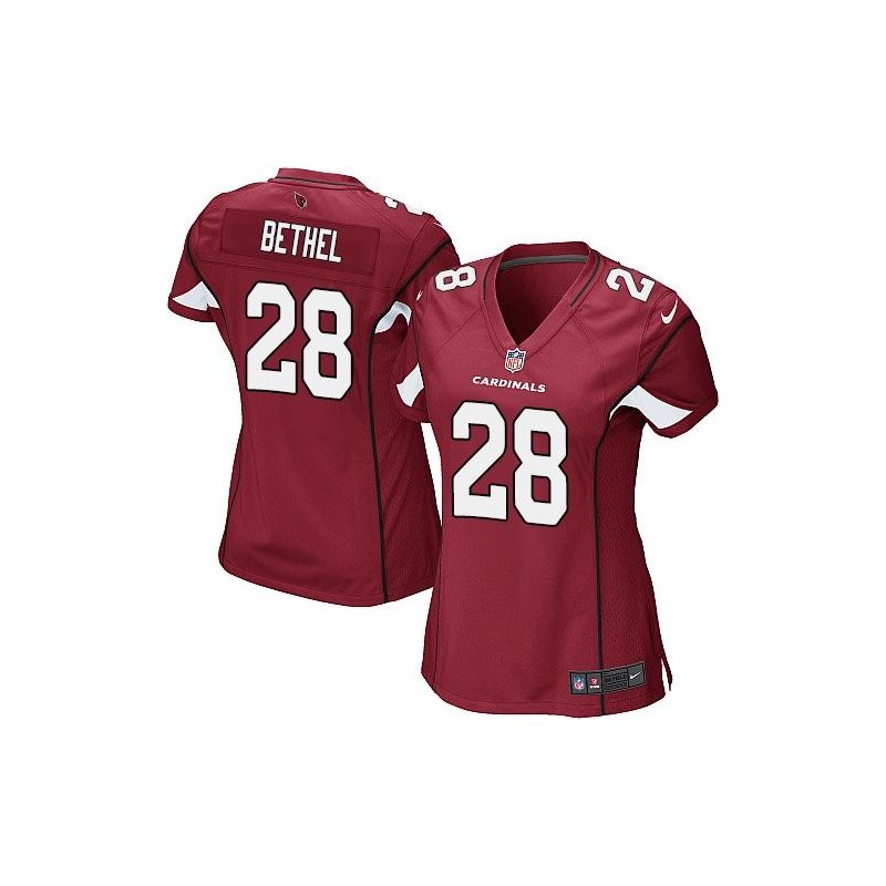 Cheap Justin Bethel Cardinals Women Jersey From China Red Game #28