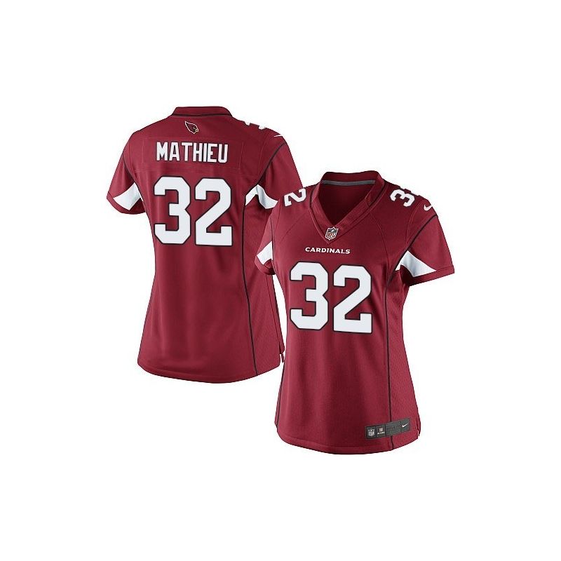 Cheap Tyrann Mathieu Cardinals Women Jersey From China Red Game #32