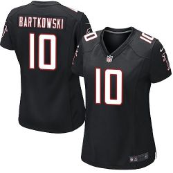 Cheap Steve Bartkowski Falcons Women Jersey From China Black Game #10