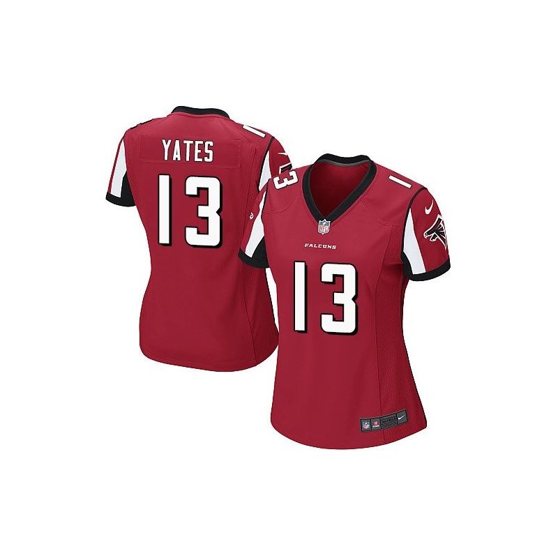 Cheap TJ Yates Falcons Women Jersey From China Red Game #13