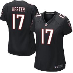 Cheap Devin Hester Falcons Women Jersey From China Black Game #17