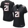 Cheap Deion Sanders Falcons Women Jersey From China Black Game #21