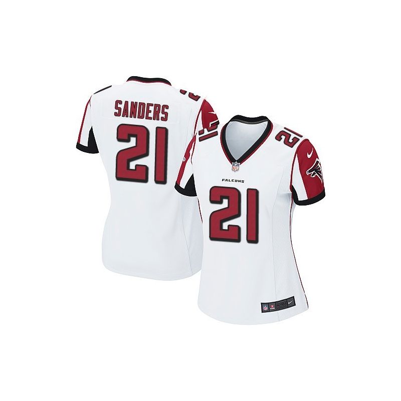 Cheap Deion Sanders Falcons Women Jersey From China White Game #21