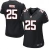 Cheap William Moore Falcons Women Jersey From China Black Game #25