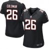 Cheap Tevin Coleman Falcons Women Jersey From China Black Game #26