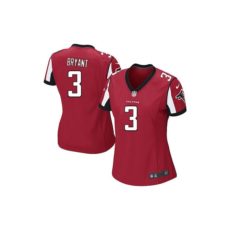 Cheap Matt Bryant Falcons Women Jersey From China Red Game #3