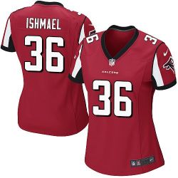 Cheap Kemal Ishmael Falcons Women Jersey From China Red Game #36